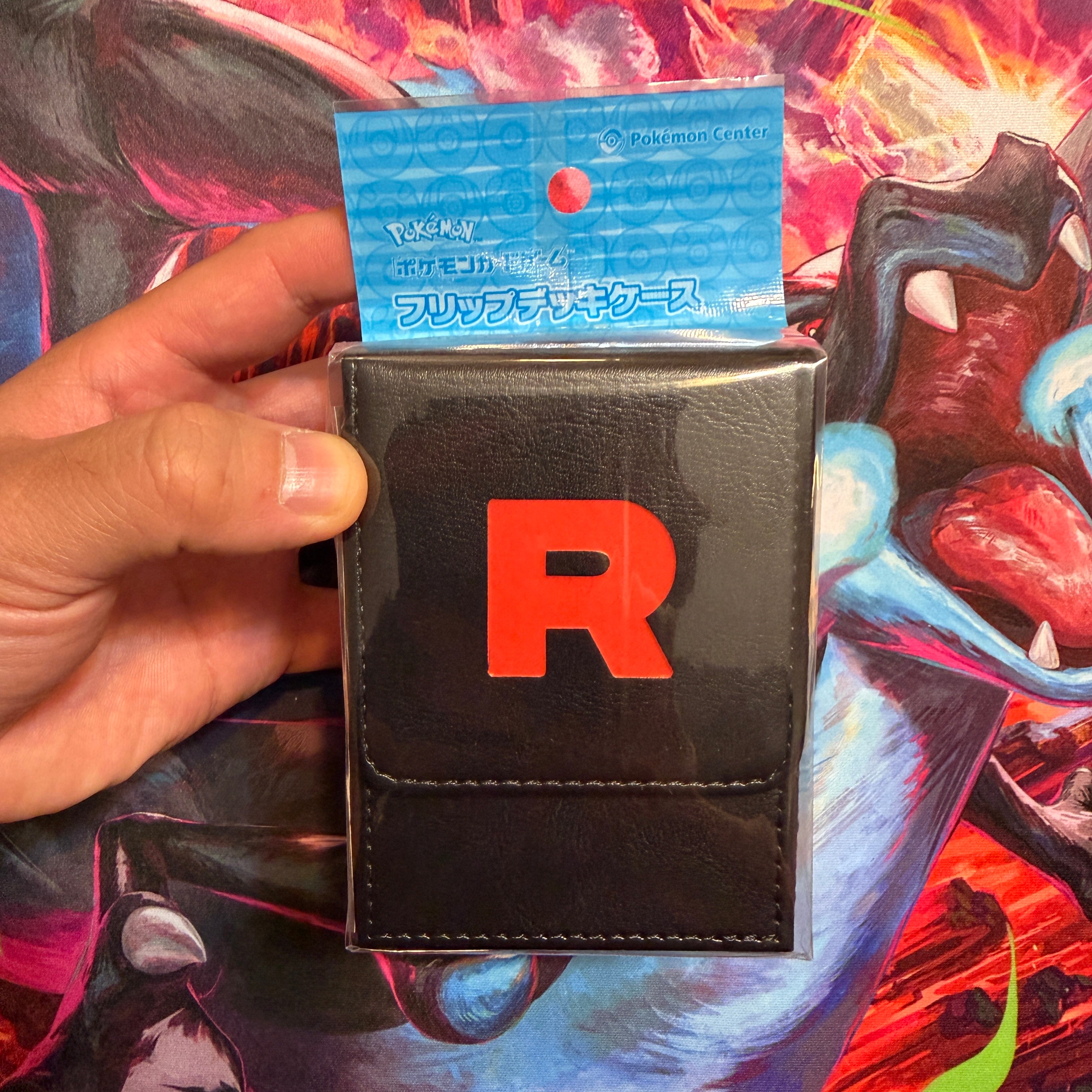 Pokemon Center Japan Team Rocket Flip Deck Case