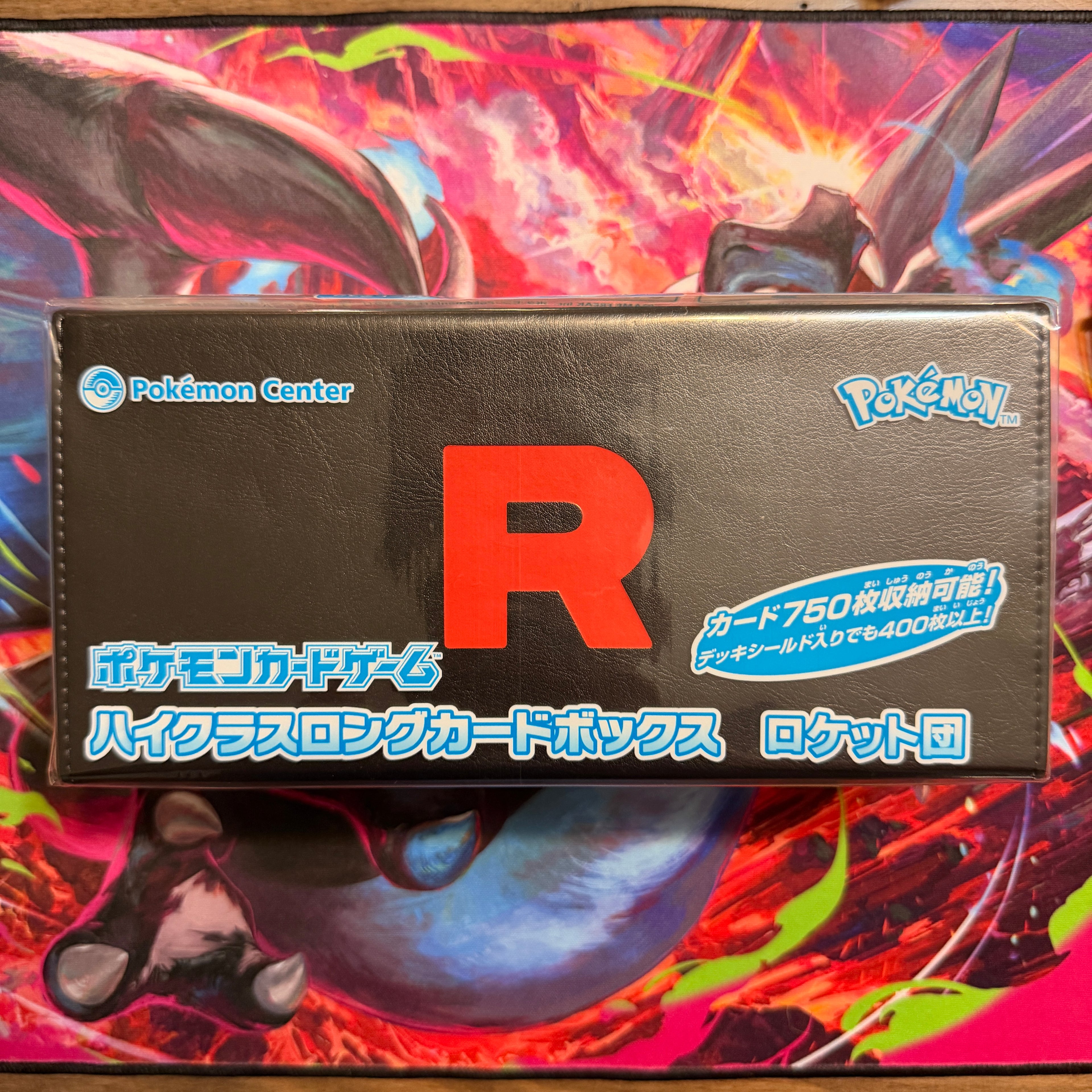 Pokemon Center Japan Team Rocket Long Deck Box