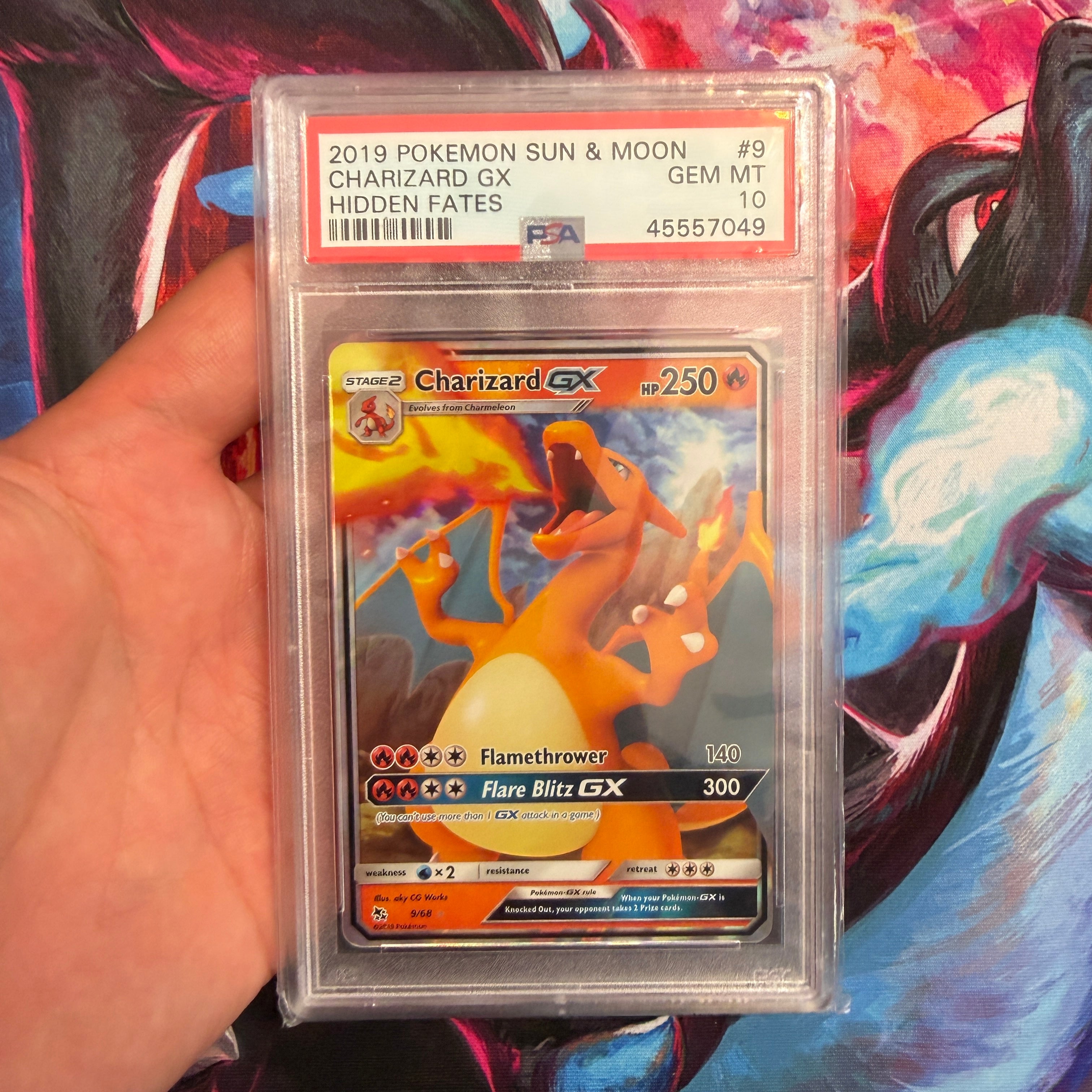 PSA 10 2019 Charizard GX 9/68