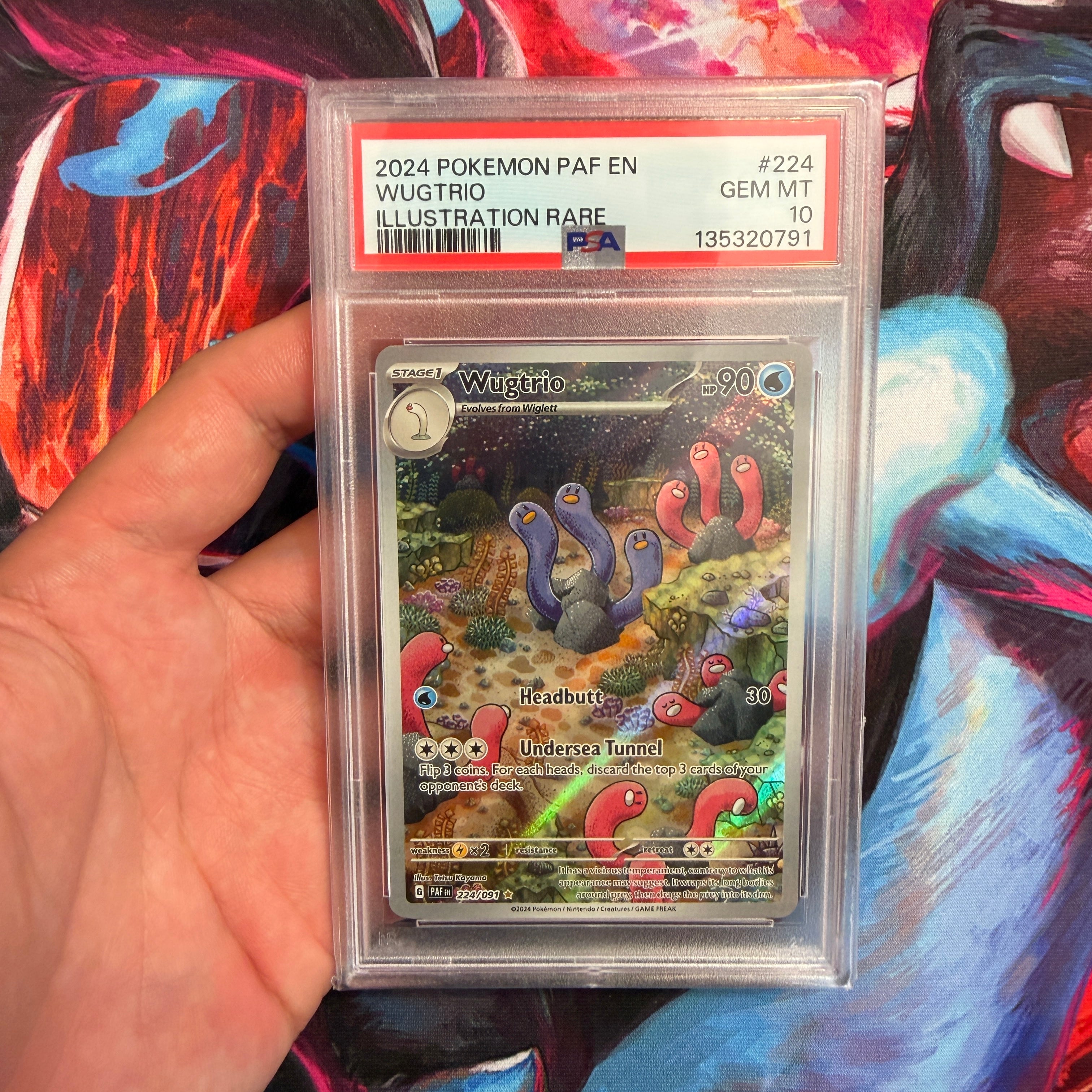 PSA 10 2024 Wugtrio 224/091
